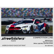 STREETBLISTERS Paints - BMW M Power Paint Set Paint Set (White, Light Blue, Dark Blue & Red) SB30-6055