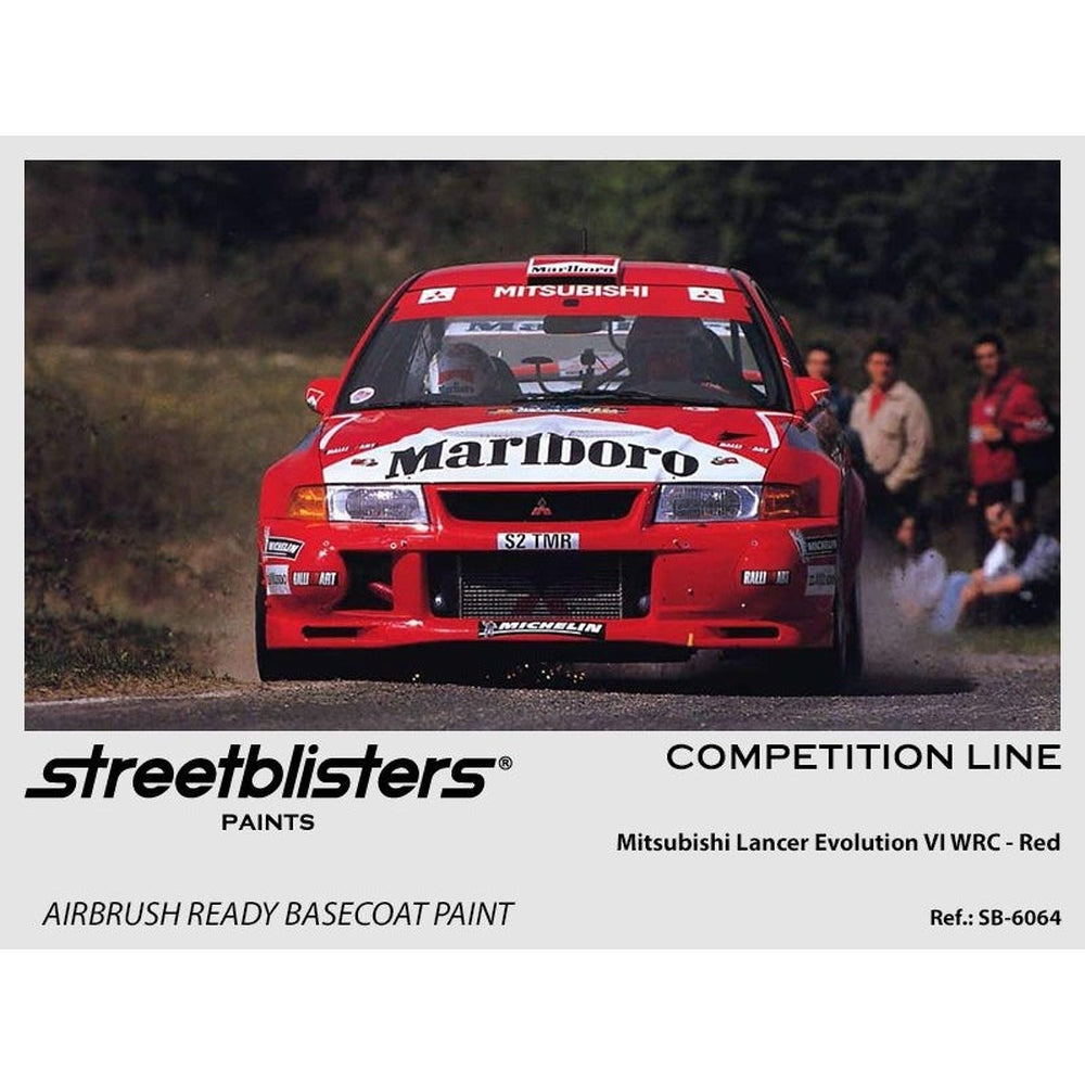 Paints Mitsubishi Lancer Evo VI WRC Red - GPmodeling