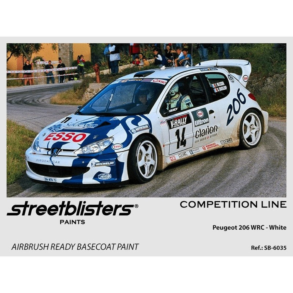 Airbrush Paints - Peugeot 206 WRC White - GPmodeling
