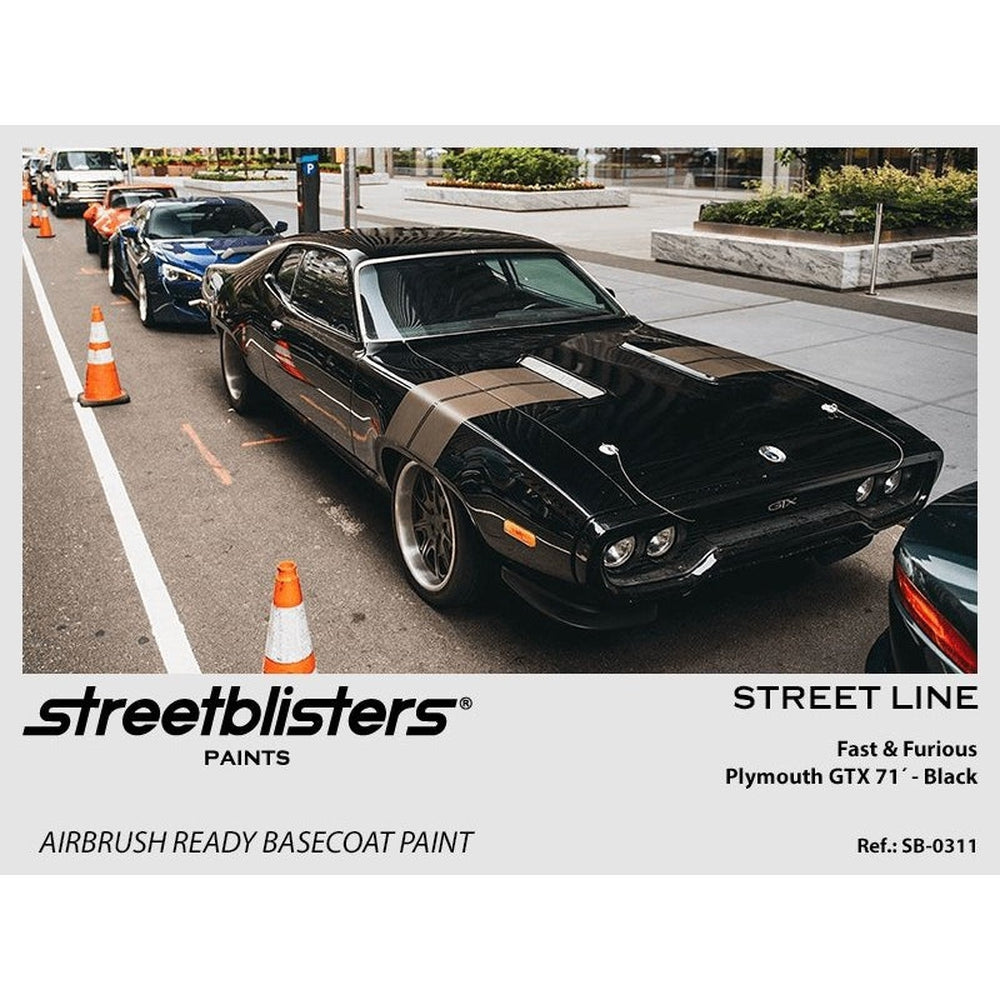 Paints Plymouth GTX 71' Black (Fast & Furious) - GPmodeling