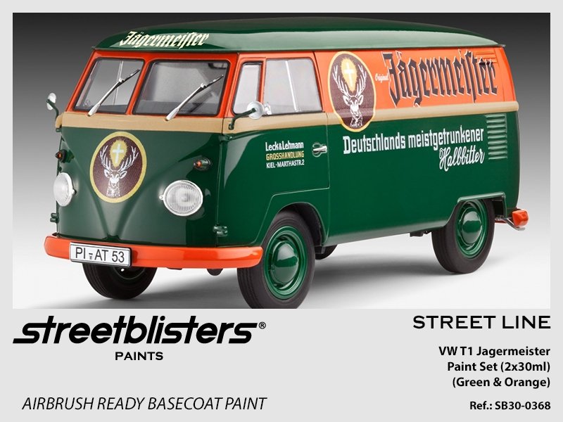 Airbrush Paints - VW T1 Jagermeister - GPmodeling