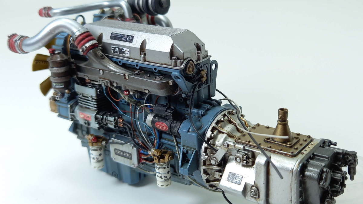 GPmodeling Truck Engine 1:24
