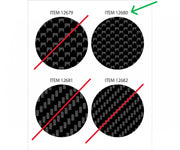 TAMIYA Carbon Pattern Decal Plain Weave Extra Fine 12680