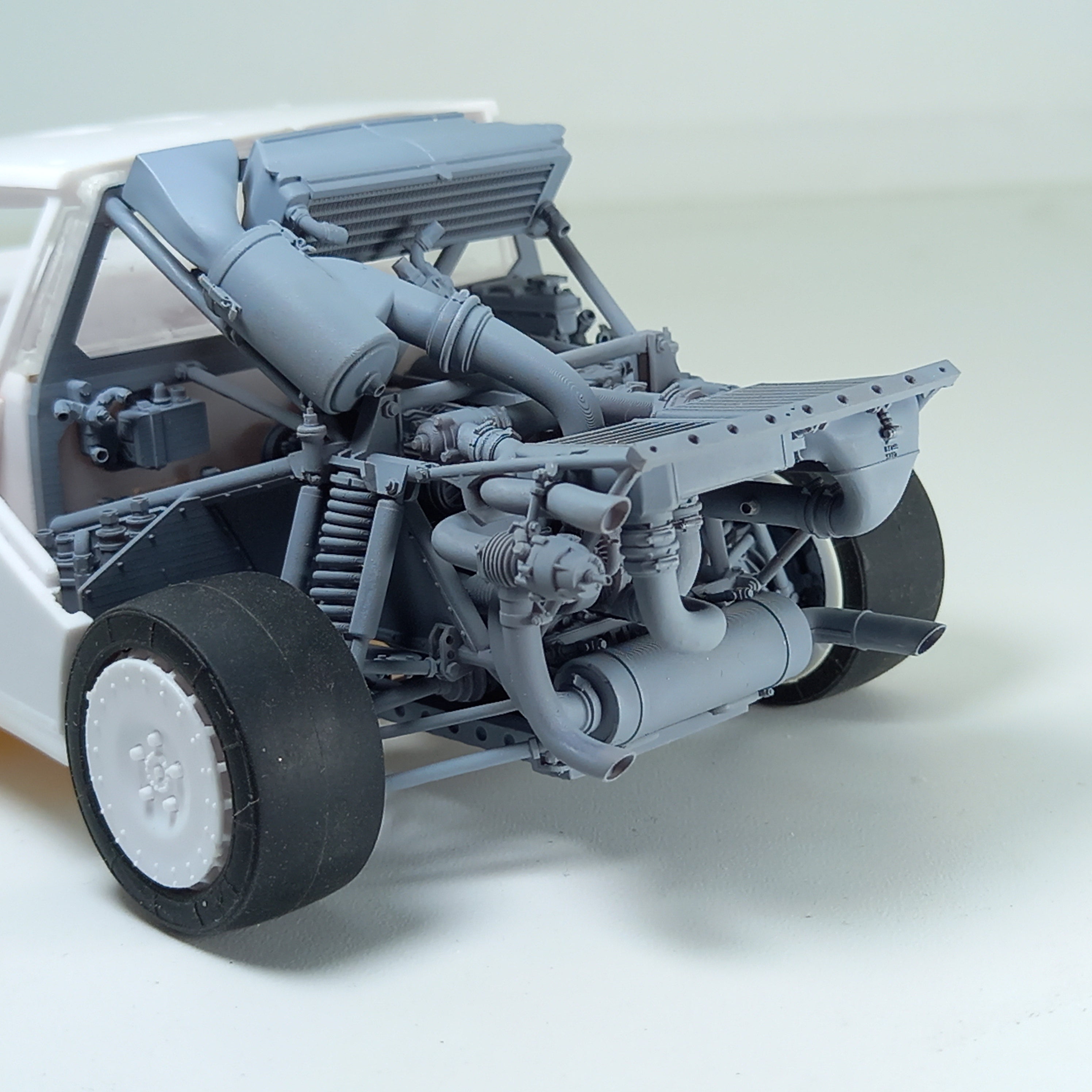 Lancia Delta S4 Motore Scala 1/24 Stampa in resina 3D – GPmodeling