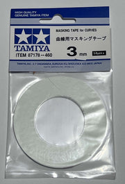TAMIYA Masking Tape for Curves 3mm/20mt SKU: 8718-gpmodeling