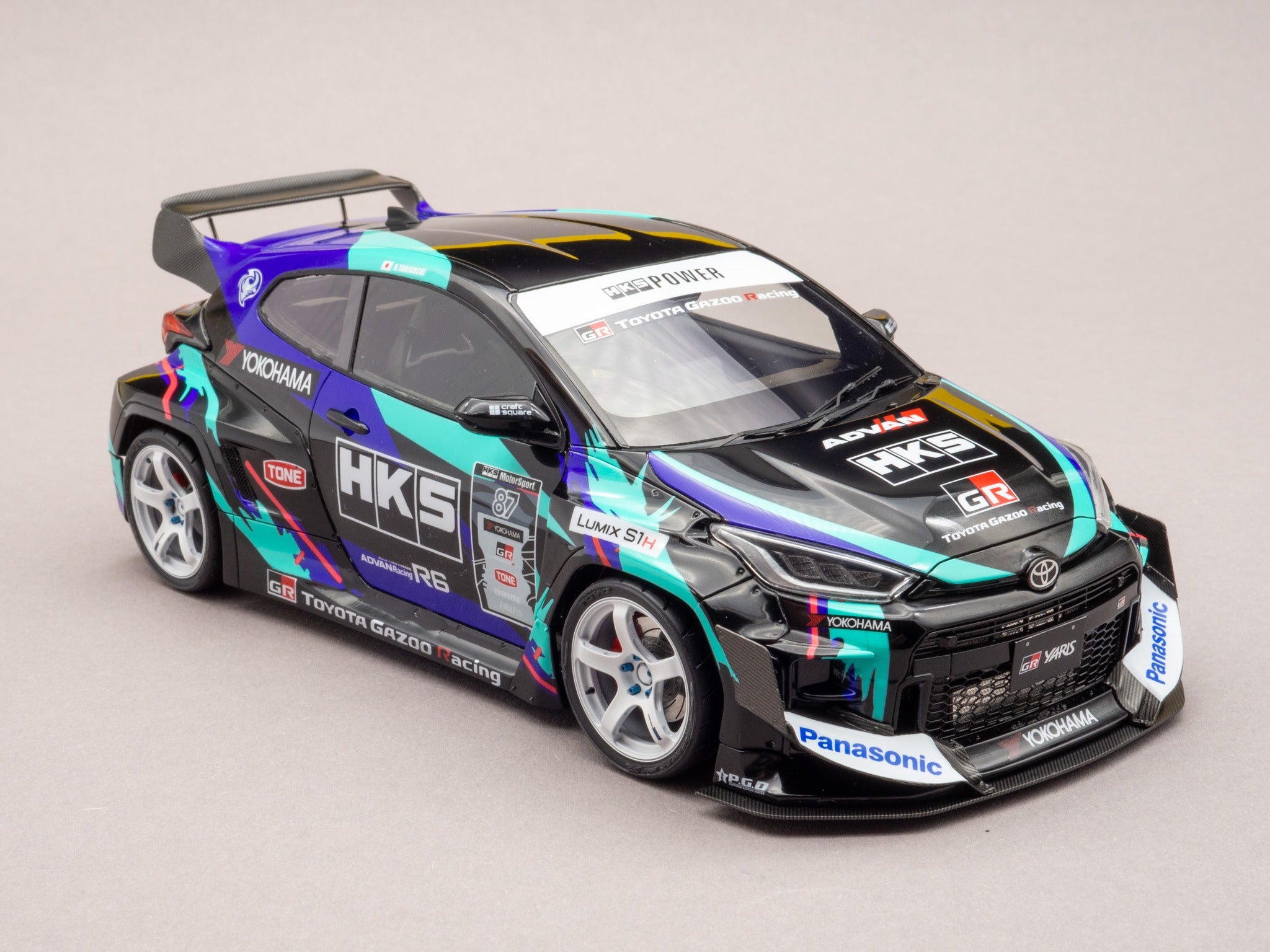 海外輸入 インボイス Alpha GPmodeling - (HKS) Yaris GR Bunny Rocket Toyota Model プロトタイプ