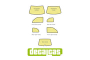 DECALCAS Window frame pre-cutted paint masks for Peugeot 306 Maxi_dcl-msk012-gpmodeling