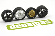 Decalcas Tire sidewall white chalk markings 1:24 scale-dcl-og008-gpmodeling