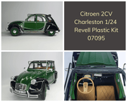 Static Car Model of Citroen "CV Charleston Revell Plastic Kit 07095 made by Galotta Pasquale