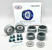 Geronimoworks M-X4T type wheel set 21" - 21" with Pirelli tire-GW-12LLTP-gpmodeling