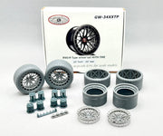 Geronimoworks R90-R type wheel set 22" - 22" with Pirelli tire-GW-34XXTP-gpmodeling