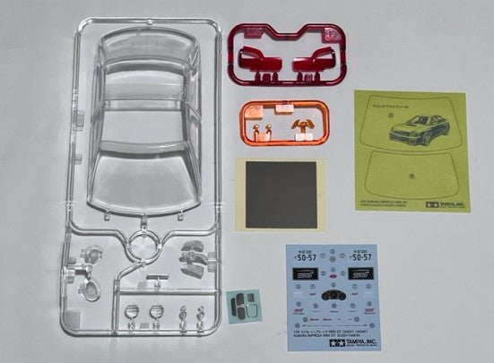 Tamiya static model kit Subaru Impreza WRX STI - GPmodeling