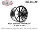 Set di ruote Geronimoworks tipo BRIXTON R11-R 21" - 21" con pneumatico Pirelli