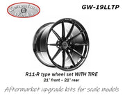 Jeu de roues Geronimoworks BRIXTON R11-R 21" - 21" avec pneu Pirelli