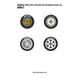 Reji Model Universal tires logo No. 163 1:24-gpmodeling
