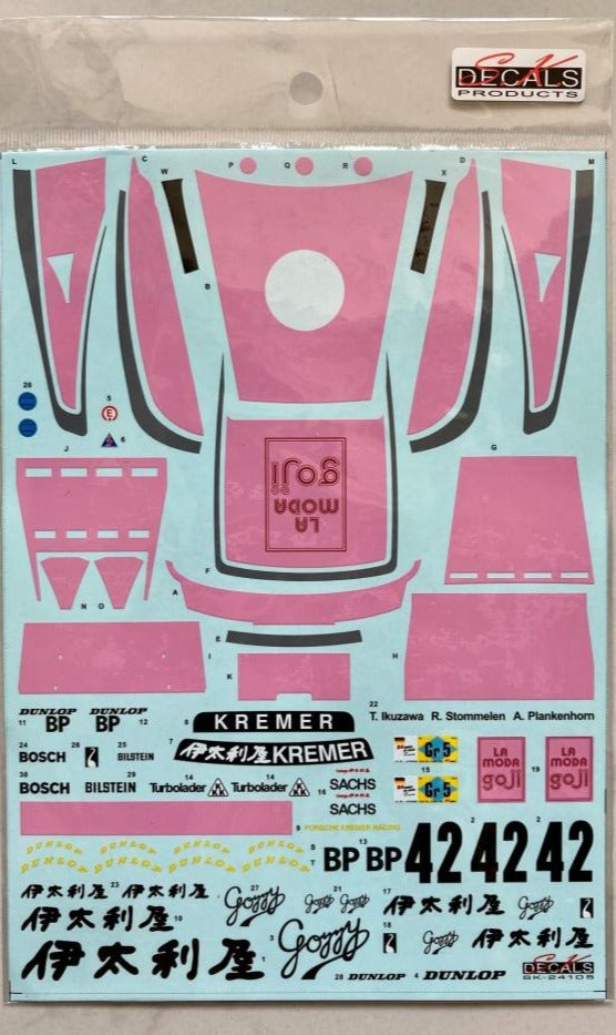 Kit Décalcomanies 1/43 – Porsche 935 Turbo 24H Du Mans + Camion – FDS AUTOMODELLI