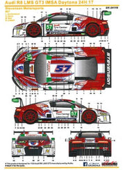 SK Decals Audi R8 LMS GT3 IMSA Daytona 24H '17 Stevenson Motorsports-sk24119-gpmodeling