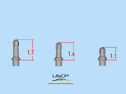 USCP Tires Valves set 1:24-24A071-gpmodeling