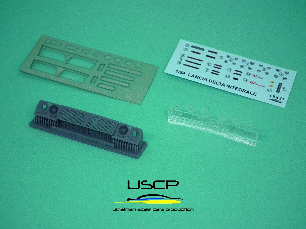 USCP Lancia Delta Integrale Front Grill Late 1:24 | GPmodeling