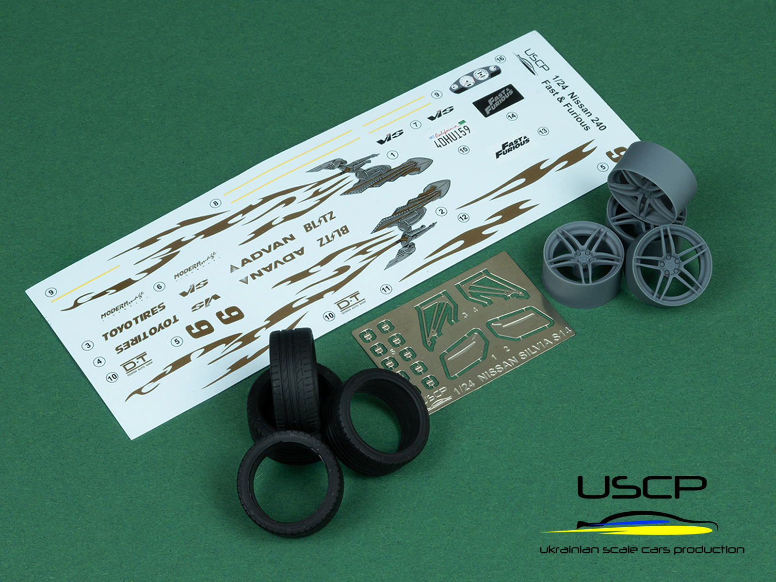 USCP Fast And Furious Letty's 240 SX 1:24 | GPmodeling