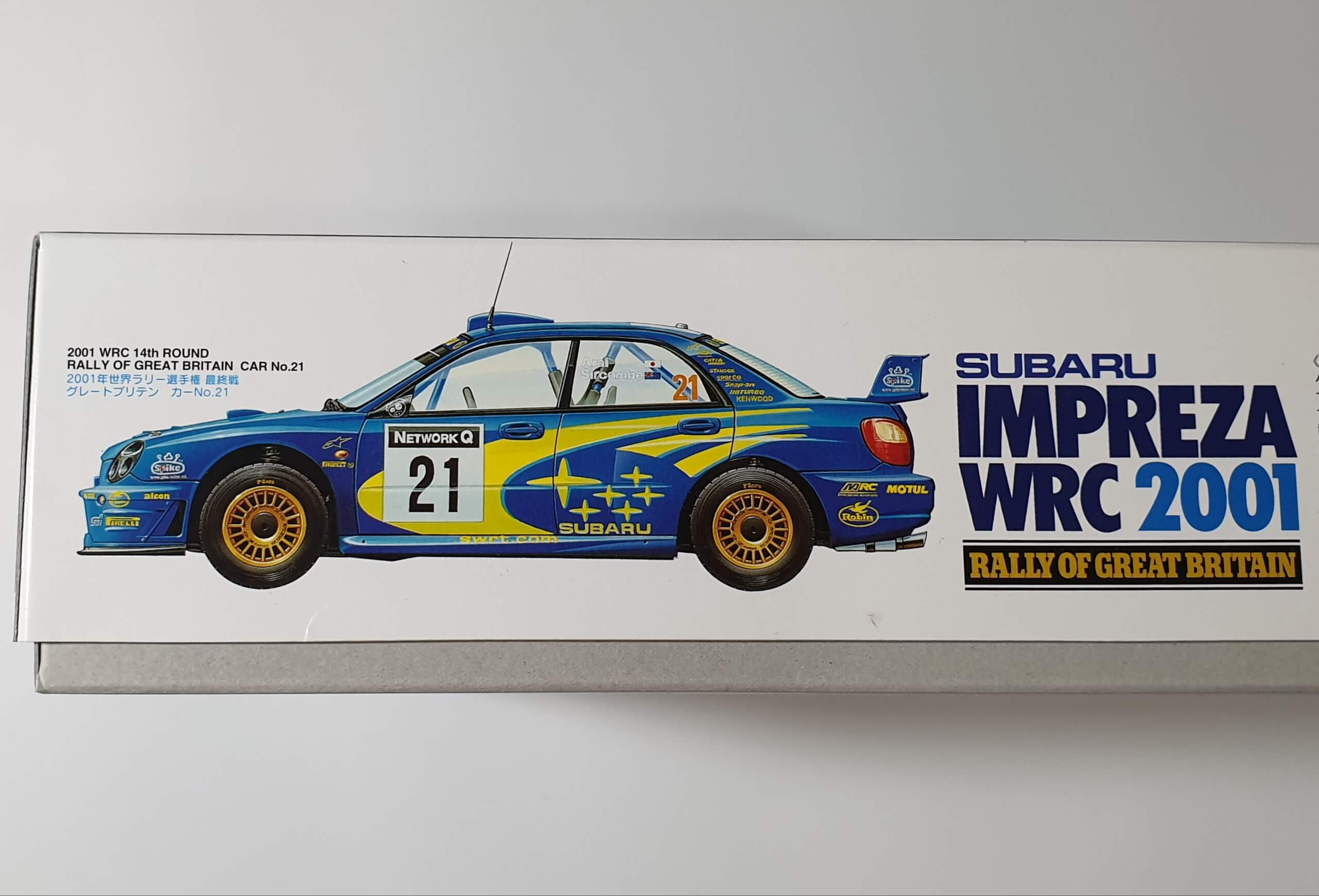 TAMIYA Subaru Impreza WRC 2001 RALLY OF GB car model kit – GPmodeling