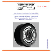 Sanremo Speedline tires decomposable 16" tarmac Lancia Delta 16V kit 2416V3