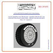 Montecarlo Speedline 15" gravel tires with round holes Lancia Delta 16V kit 2416V5