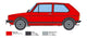 ITALERI VW Golf GTI First Series 1976/78 1/24 - 3622
