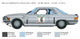 ITALERI Mercedes-Benz 450SLC Rallye Bandama 1979 - 3632
