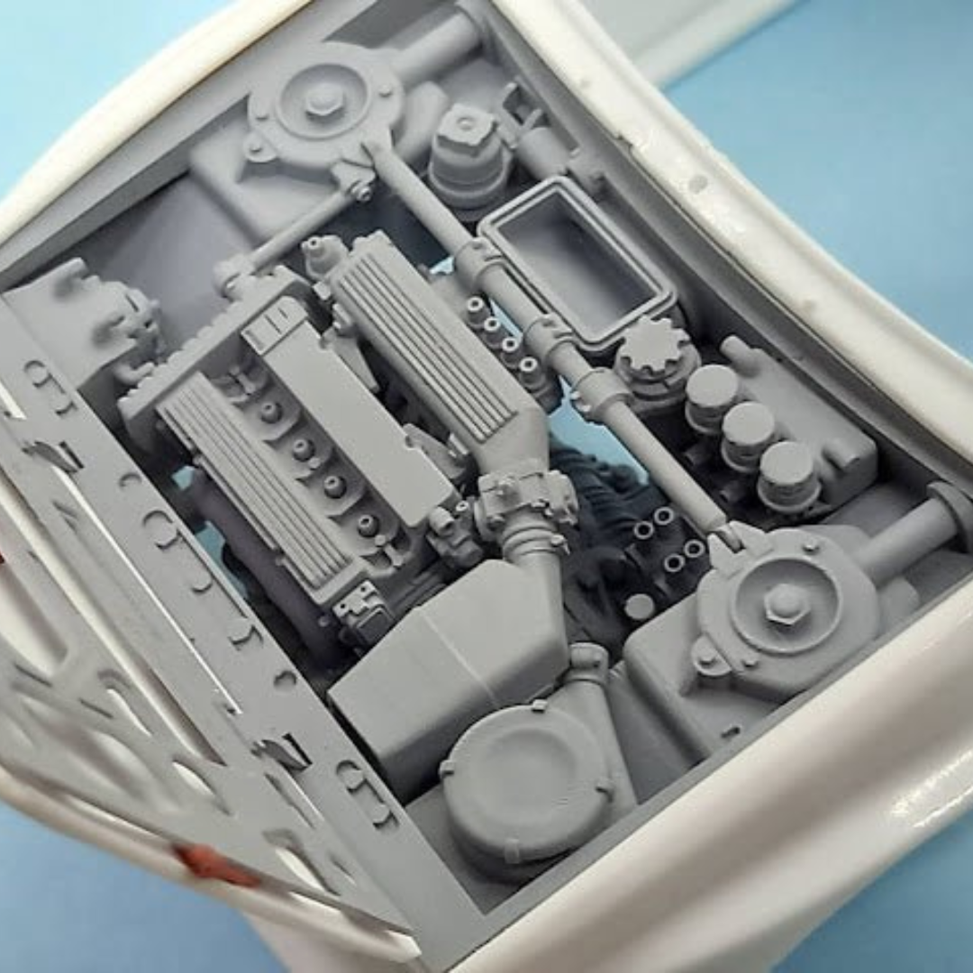 Delta Box Engine Engine for Lancia DELTA EVO HASEGAWA 1/24 kit - GPmodeling