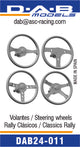 DAB MODELS Classics Rallies steering wheels 3D 1:24-dab24-011-gpmodeling