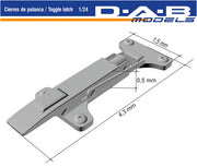 DAB MODELS Hood pins for racing touring cars 3D 1:24-dab24-035-gpmodeling