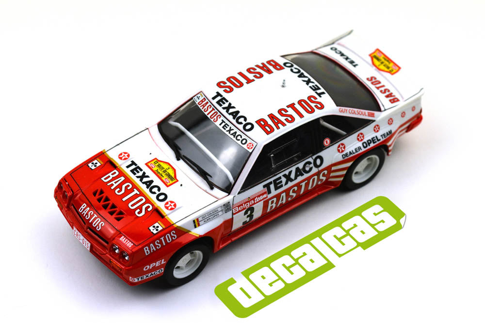 Opel Manta 400 Corte Inglés 1986 - Decal Station