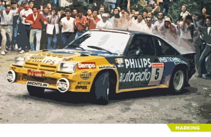 Decalcas Opel Manta 400 Group B 1:24 - GPmodeling