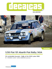 Decalcas Fiat 131 Abarth Fiat Rally / ASA Salora-DCL-DEC052-gpmodeling
