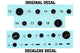 Decalcas Ford GT40 Mk II dashboard decals-DCL-DEC057-gpmodeling