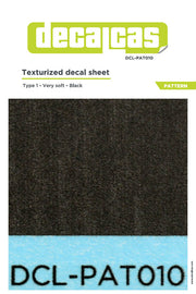 Decalcas Texturized decal sheet - type 1 very soft black-DCL-PAT010-gpmodeling