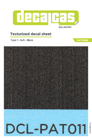 Decalcas Texturized decal sheet - type 1 soft black-DCL-PAT011-gpmodeling