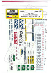 Reji Model Peugeot 206 WRC Esso Ultron Clarion Rally Catalunya 2000-031-gpmodeling