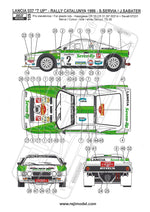 Reji Model Lancia Rally 037 Seven Up Sponsor by Seven Up 1:24 - SKU: 109  Car n 2 - Servia/Sabater - gpmodeling