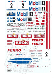 Reji Model Peugeot 206 WRC Mobil 1 Sponsor by Mobil 1 1:24 - SKU: 110  Car n 2 - J. Kulig/J. Baran - gpmodeling