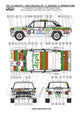 Reji Model Fiat 131 Abarth Jolly Club Totip #3 #4 - Isola d'Elba Rally 1982 - Sponsor by Jolly Club Totip - 1:24 - SKU: 257 - (reji 257) - Car n 3 - 4 -- Zanussi/Bernacchiniat GPmodeling