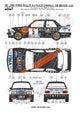 Reji Model BMW M3 E30 Group A Prodrive Team #5 - 1990 Ypres Rally - Sponsor by Alcatel - 1:24 - SKU: 356 - (reji 356) - Car n 5 - G. de Mevius/W. Lux at GPmodeling