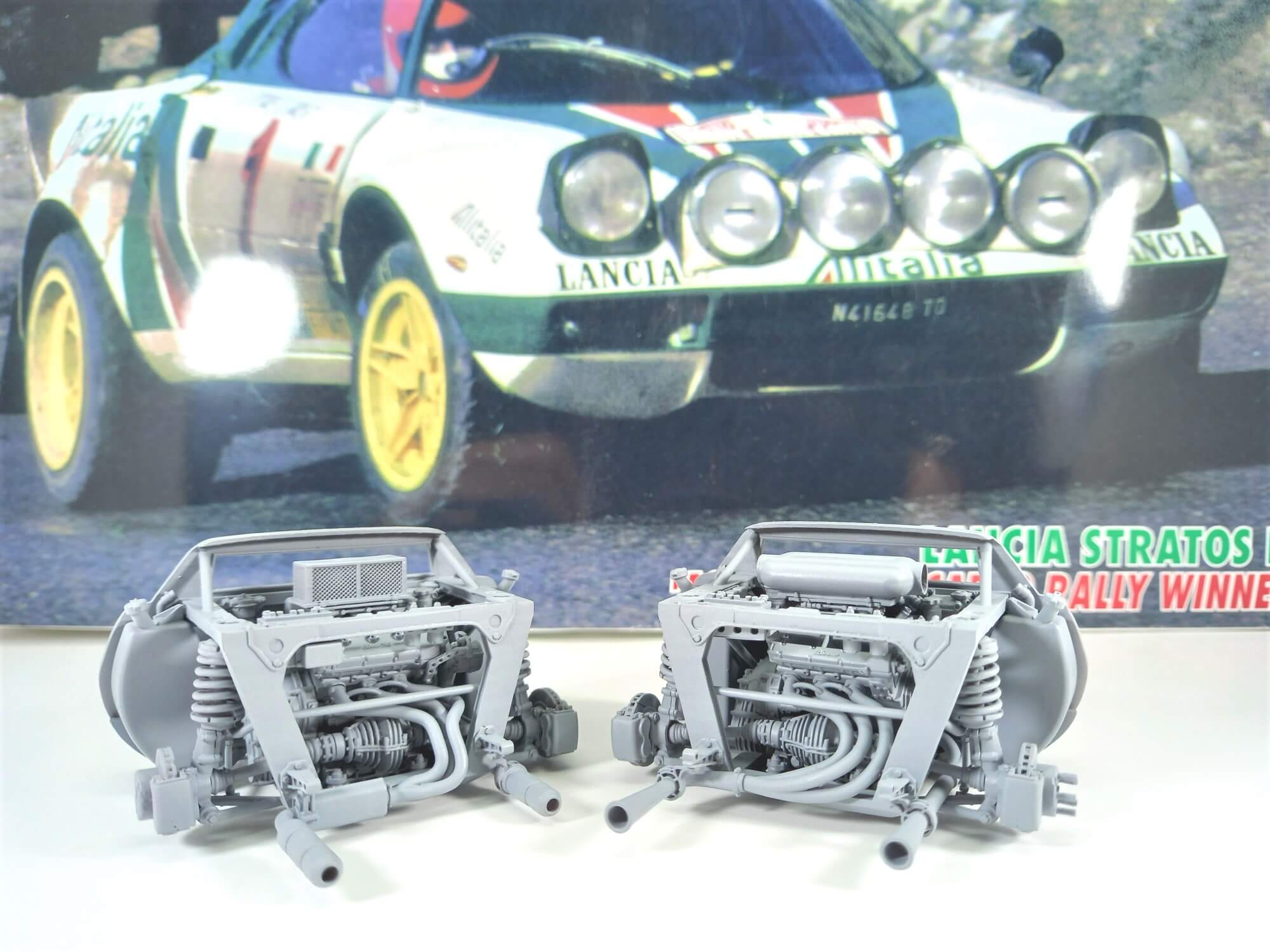 Lancia Stratos Engine 24v for HASEGAWA kit 1:24 - GPmodeling