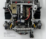 Motore per Lancia RALLY 037 EVO 2 HASEGAWA 1/24 kit