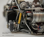 Motor für Lancia RALLY 037 EVO 2 HASEGAWA 1/24 Bausatz