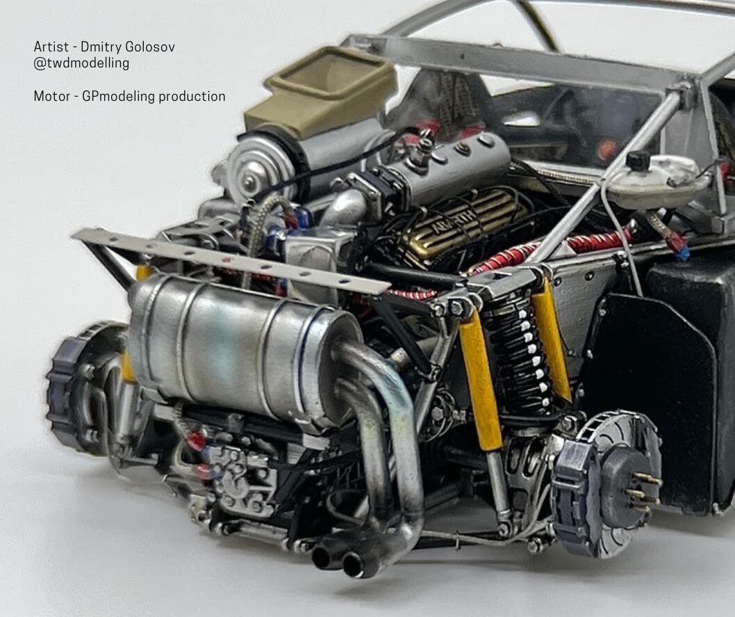 Engine for Lancia RALLY 037 HASEGAWA - GPmodeling