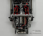 Engine for Lancia Rally 037 EVO 2 HASEGAWA 1/24 kit