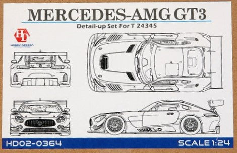 Hobby Design Mercedes AMG GT3 Detail Set 1:24 - GPmodeling