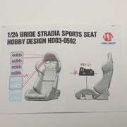 Hobby Design Sports Seats (H) Edirb Stradia 1:24-hd03-0592-gpmodeling